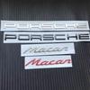 3D Car Emblem Rear Trunk Letter Decorative Sticker Accessory for Panamera Cayman Boxster Cayenne Macan GTS Taycan Turbo