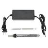 Electric Soldering Iron Stainless Steel T12 0.91in Digital Display Portable Soldering Iron for Welding 100‑240V US Plug