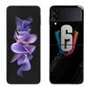 Game Rainbow S-Six S-Siege Phone Case For Samsung Z Flip 7 6 5G Galaxy Z Flip 5 4 3 Black Hard Cell Cover Luxury PC Shell Coque