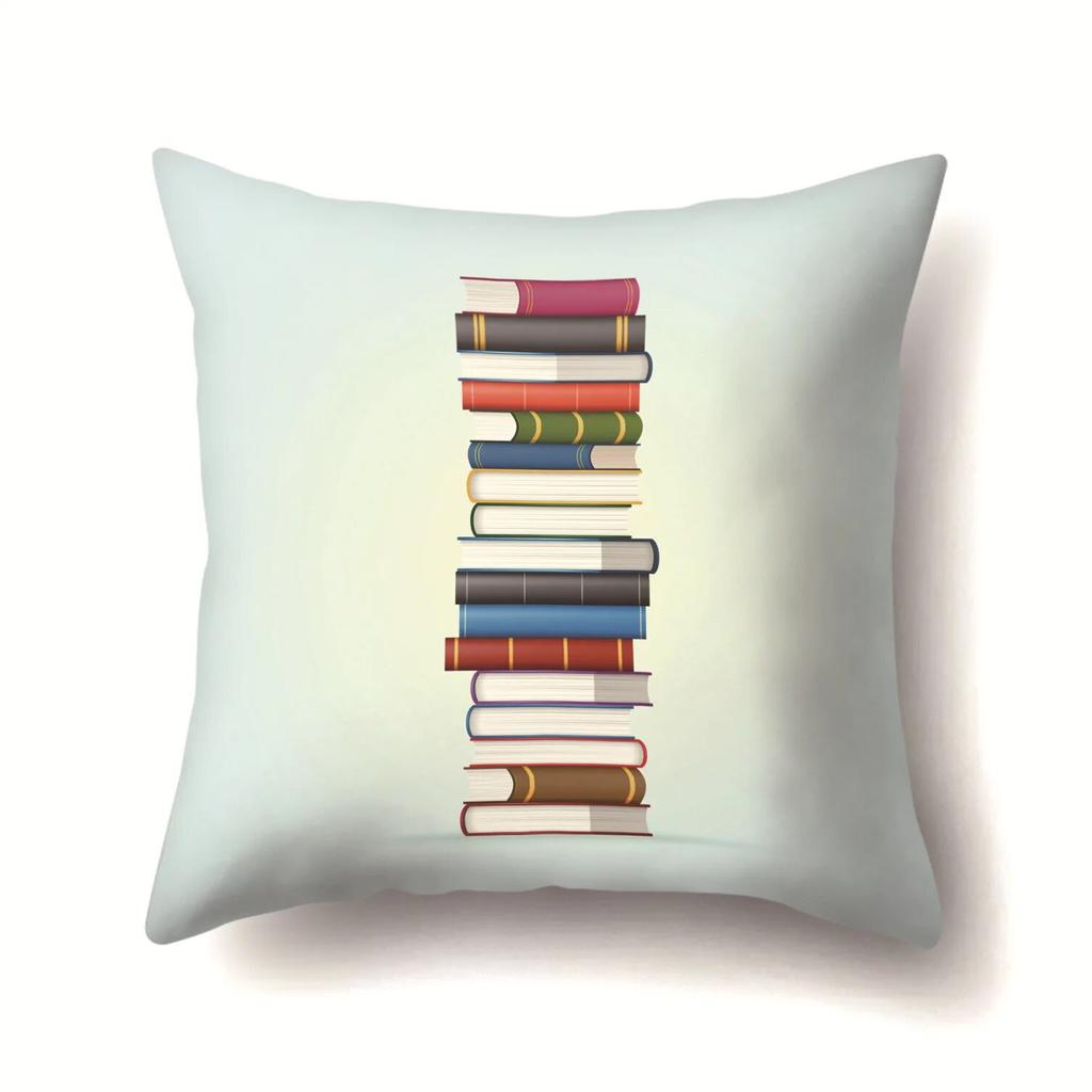 Bedroom Living Room Sofa Pillow Library Cushion Cover Creative English Alphabet Pillowcase