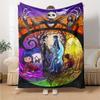 1pc Coraline (2) Blanket, Gift, for Men and Women, Soft Blanket, Good for Sofa Bed Couch Travel, Lightweight Flannel Blanket