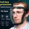 Hochtransparente Schutzmaske - staubdicht/spritzwassergeschützt geeignet für Sport, Radfahren, Schleifen, Unkrautjäten/Grasmähen