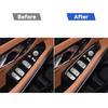 4 in 1 Car Carbon Fiber Window Glass Lift Decorative Sticker for BMW 3 Series G20/G28/325Li/330d/335 2019-2020, Left and Right Drive Universal