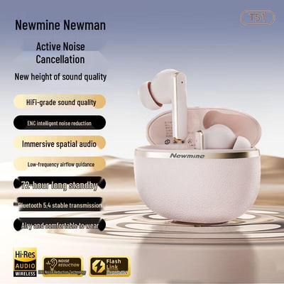 Newmine T51 HIFI Kabellose Bluetooth Semi-In-Ear-Kopfhörer