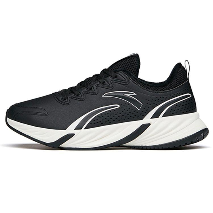 Anta Running Collection Lightweight Cushioning Low Top Running Shoes Women's Black Fleece Lined 122145523-10