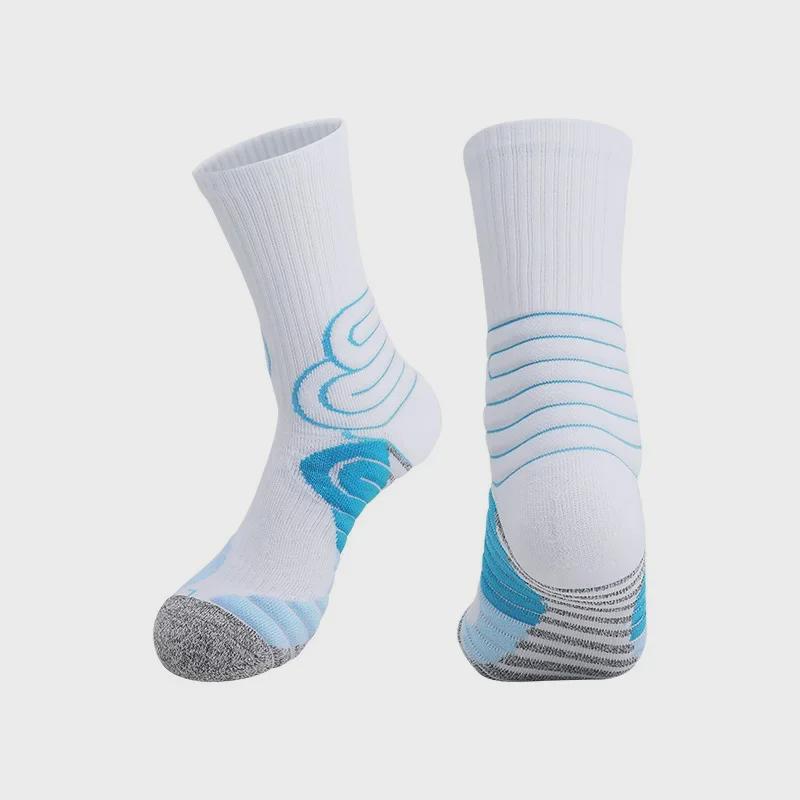 "Adult & Children's Long Tube Basketball Socks with Sweat-Absorbent Towel Bottom for Autumn & Winter"