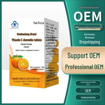 Blue Hat Vitamin C Chewable Tablets - Sweet Orange Flavor