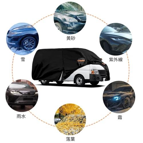 Ceritica Nissan Elgrand Jumbo Taxi Car Cover Body Cover Car Cover Exclusive 2000-2011 Brushed Lining Increased Waterproofness UV Protection Heat Shiel