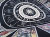 RELIGHT Tarot Magic Wall Interior Curtain 100 X 75 Tapestry, Magic, Divination, Tricks, Hanging, (Black (Tarot Cards, Thin), Cm)