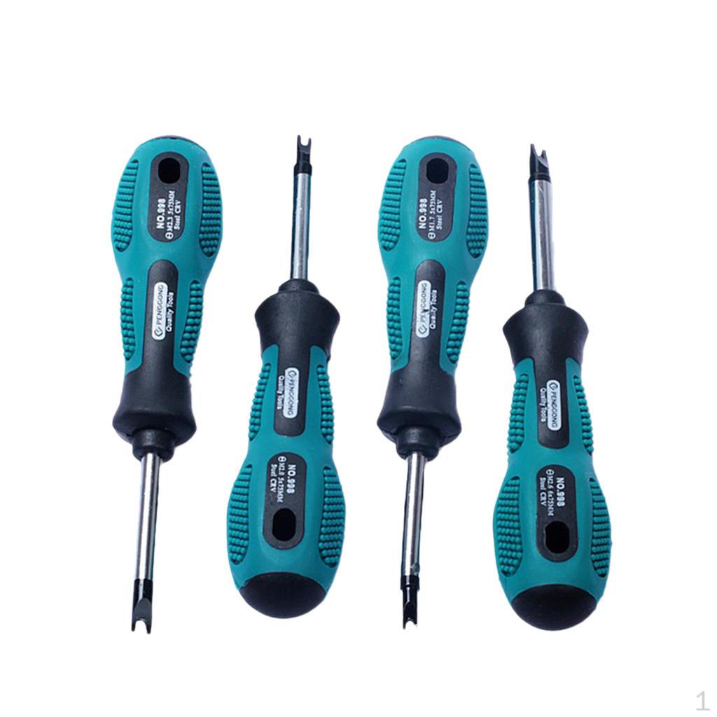 

4Pieces Screwdriver Set Multi Function Magnetic Slotted Screw Driver