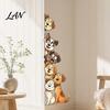 Creative Home Decoration Gifts Cute Cartoon Cats/Dogs Wall Stickers, Waterproof PVC Decals, Peel And Decorative Glass Door Decals Stick Murals