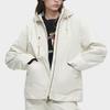 FILA Fusion Casual Loose Warm Workwear Hooded Cotton Jacket Women jackets Gray Wheat T11W413904F-BG