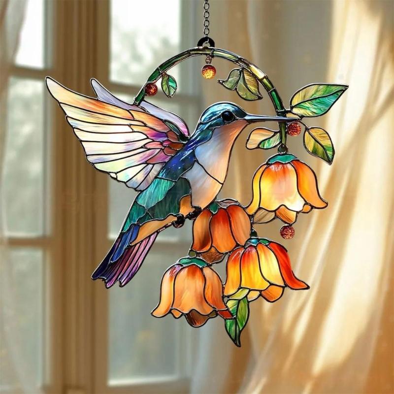 Langlebiger Acryl Kolibri Sonnenfänger Für Den Außenbereich Wind- Und Sonnenlichtbeständig Ohne Ausbleichen
