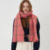 Two-tone Check Scarf Coral