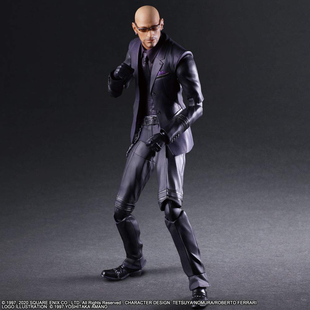 Final Fantasy VII Remake PLAY ARTS Kai Rude PVC Painted Action Figure