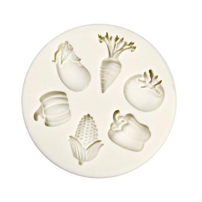 Stampo in Silicone per Verdure Stampo per Torta Fondant Strumento per Cottura Fai-da-Te Festivo per Realizzare Cioccolato, Caramelle, Candele, Sapone Artigianale