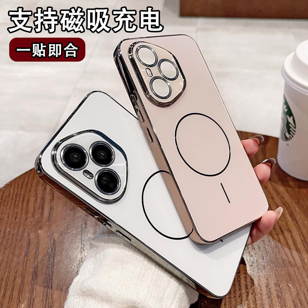 Applicable to Honor 111Pro mobile phone case, new magnetic suction 111ultra all-inclusive lens 111 matte 111 anti-drop cover