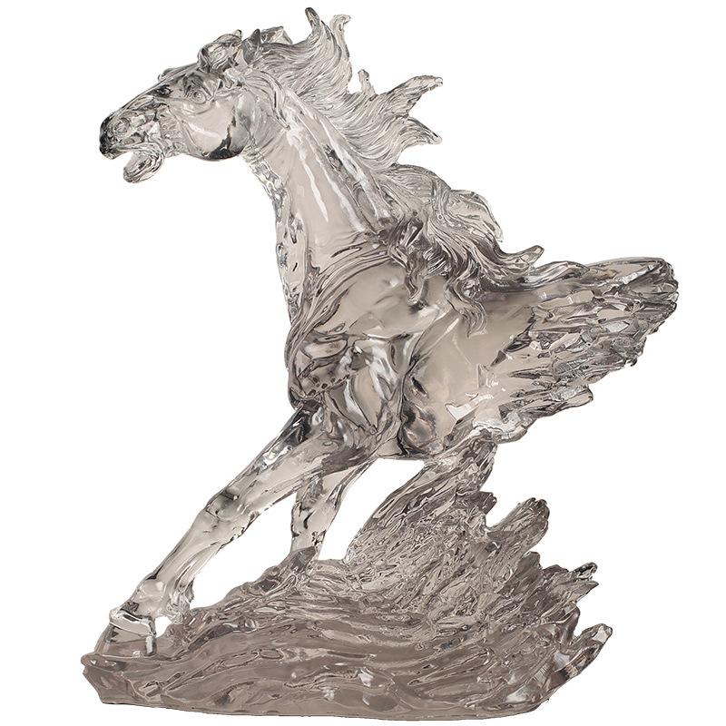 Horse To Success Ornaments Premium High-end Living Room Wine Cabinet Top Office Tabletop Decoration Opening Housewarming Decoration Gift