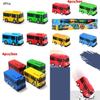 High-quality Mini Bus In Nine Colors With Working Doors Educational Toy Set