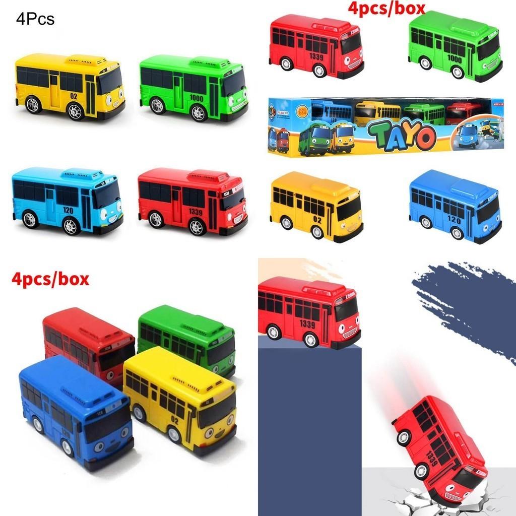 High-quality Mini Bus In Nine Colors With Working Doors Educational Toy Set