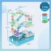 6 Tier Hamster Cage, Small Animal Cage with Tubes, Exercise Wheel, Ramps, Hut, Food Dish, Water Bottle, Light Blue