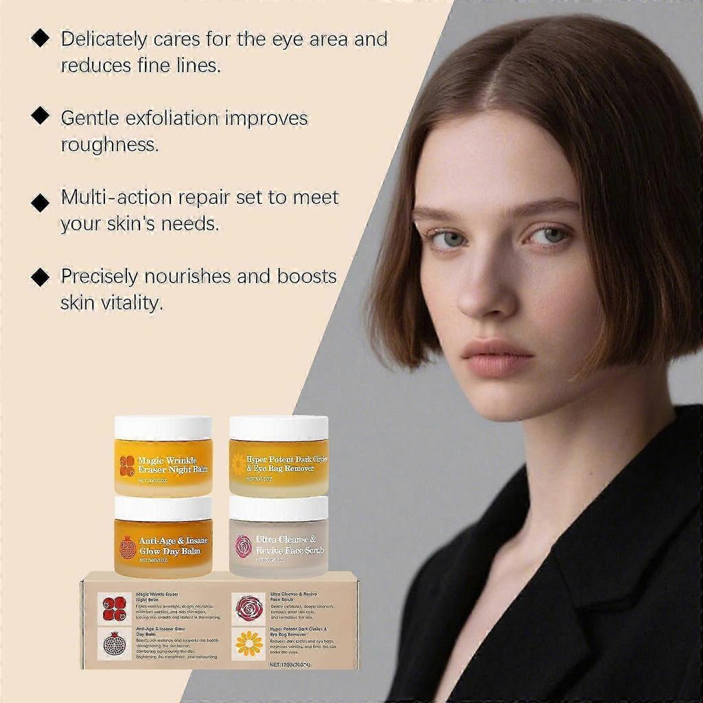 2026Il Sistema Completo per la Pelle Matura Femminile: Balsamo Viso Biologico 4 in 1 per Tutti i Tipi di Pelle