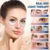 Eye Massager with Gel Eye Bag Dark Circles Wrinkles Remover for Pads Travel-Friendly Puffiness One-Touch Operation