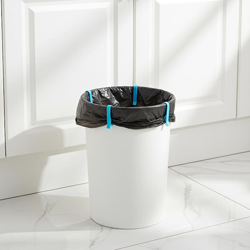 Garbage Can Fixed Clips Practical Rubbish Bag Anti-Slip Holder Clamp Waste Basket Fixation Clip Snack Bag Sealing Tools