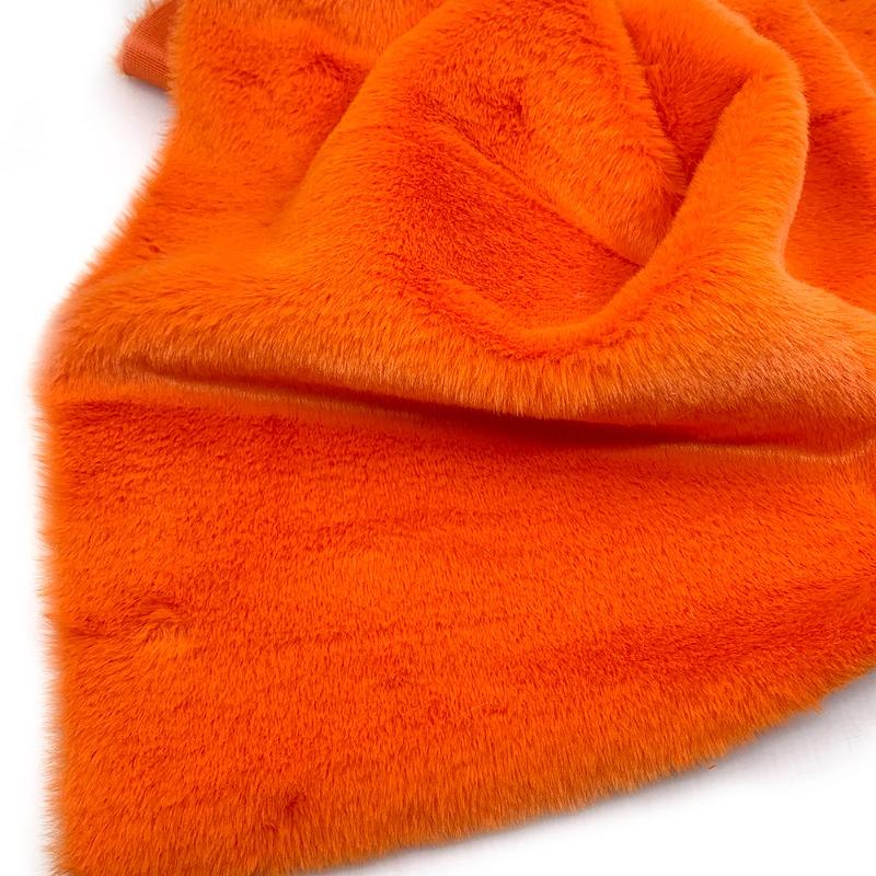 10mm Thickened Imitate Rabbit Fur Plush Fabric Thickened Polyester Artificial Wool Doll Cotton Doll Material Decorative Fabric