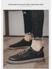 2025 Summer Men's Casual Leather Sneakers - Trendy, Non-Slip, Low-Top Sports Shoes