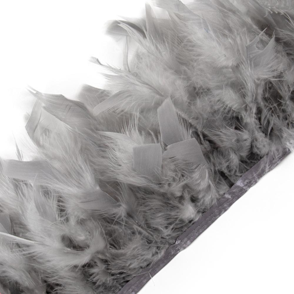 1Meter Natural Turkey Feathers Trims Height 10-15Cm Crafts Wedding Party Clothing Decor Diy Feather Ribbon Sewing Decoration