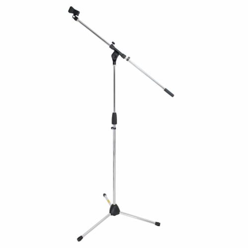 KC MBCS-02/CR Boom & Straight Microphone Stands, Chrome, Set of 6