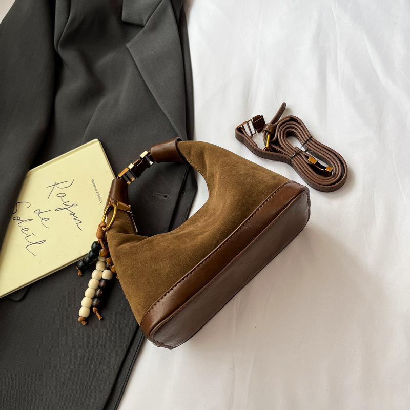 

High-end hand bag women s new spring and autumn popular fashion versatile single shoulder messenger bag commuter women s bag коричневый