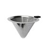Dual-Layer 304 Stainless Steel Coffee Filter, Available in 300/600/800 Mesh, No Paper Needed for Hand Drip Brewing.