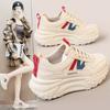 HY930 New Simple Women's Shoes Autumn Korean Version Breathable Heightening Platform Sports Board Shoes Casual Shoes Student