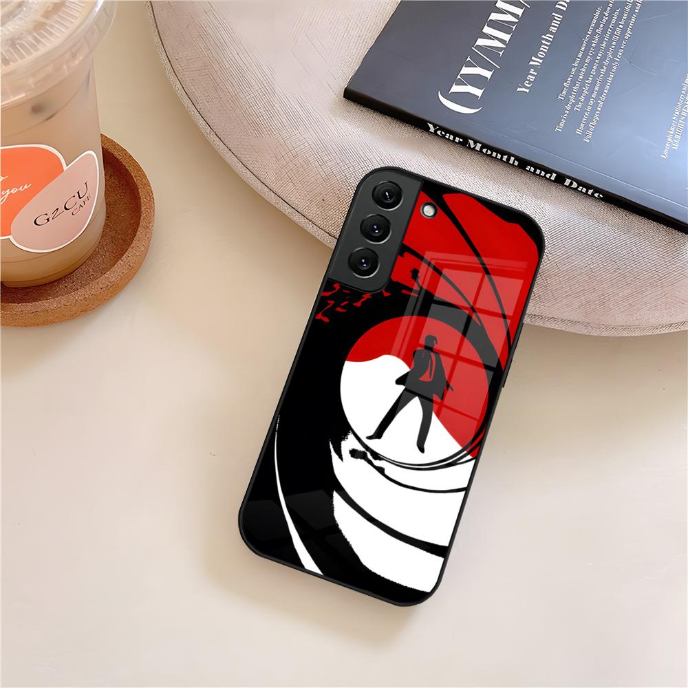J-James B-BondES 0-007 Phone Case Glass For Samsung Galaxy S25 S23 S24 S21 S22 S20 Ultra Fe Plus A15 A14 Cover