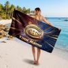Montreal Canadiens Customized Name Text Beach Towel, Soft Absorbent Towel Beach Pool Travel Personal Gift
