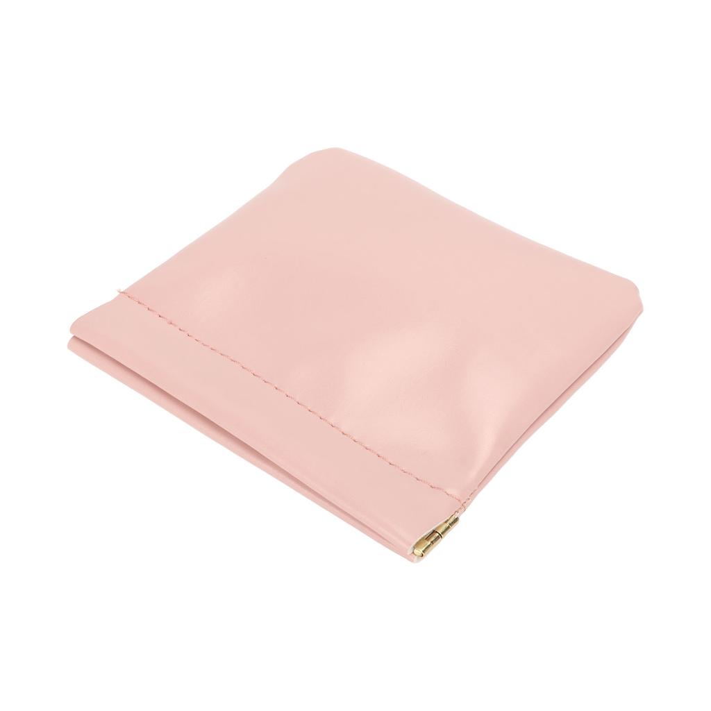 Lipstick Bag PU Leather Waterproof Automatic Closure Portable Cosmetic Bag for Travel Outing