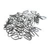 50 Pieces Curtain Hooks Drapery Hooks Convenient Accessories Easy to Install 2.7cmx1.2cm Drapery Pins for Offices Door Window