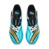 Anta Kids Synthetic Leather Comfortable Simple Non-Slip Wear-Resistant Low-Top Soccer Shoes Kids Sneaker Blue Black Gold 312432222-2