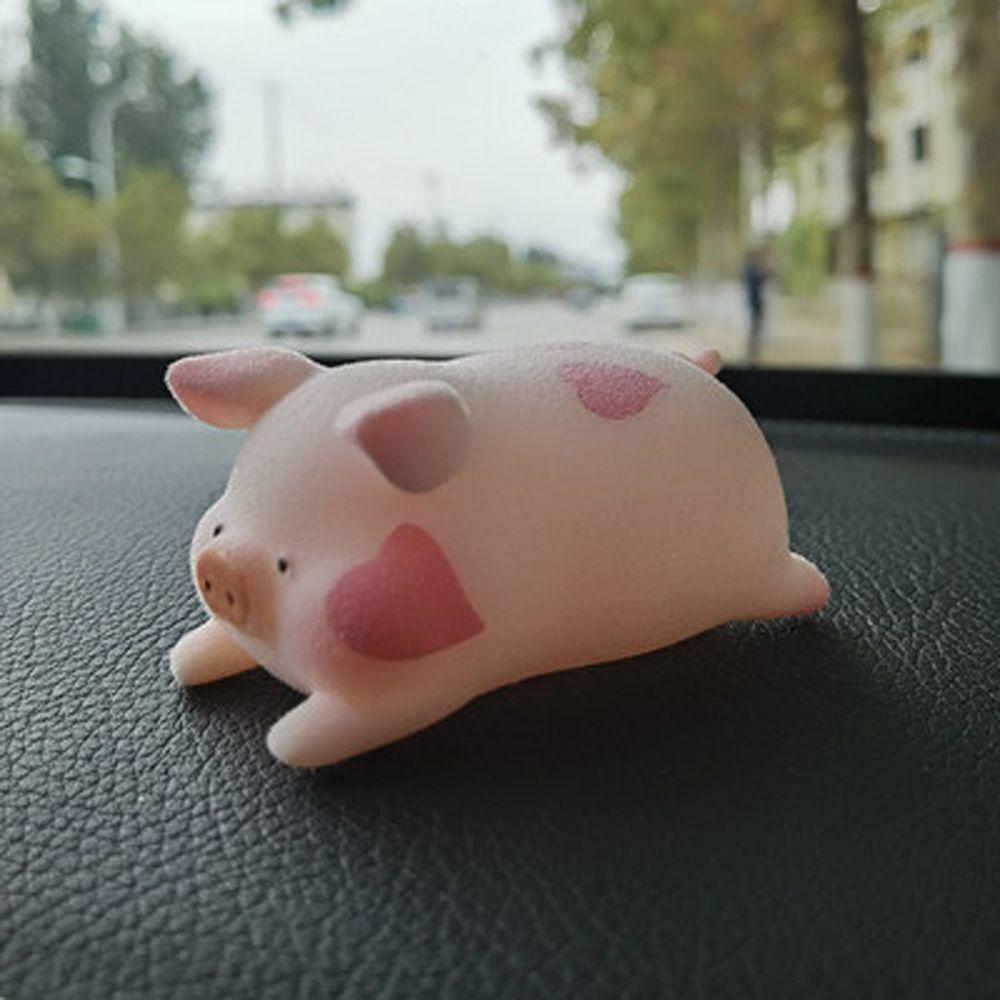 Cute Ornament Funny Car Decoration Dashboard Pink Pigger Ornament Lucky Piggy Hanging Car Pendant Pig Car Decoration
