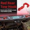 Red Rear Tow Hook Right Side or Left Side for Jeep Gladiator JT 3.0L 3.6L 2020-2024 Replace 68334733AA 68334733AB 70304021TA