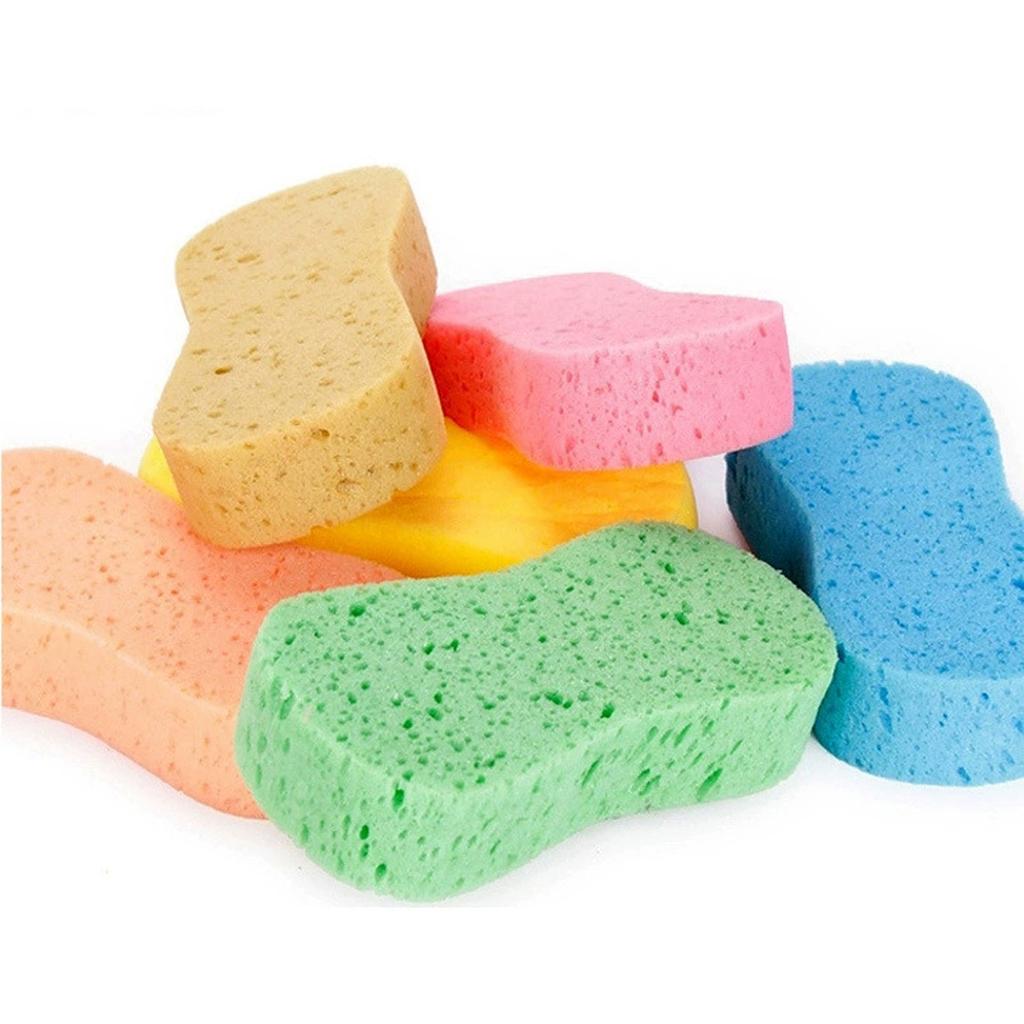 1pc-Car Cleaning Sponges High-density Absorbent Large Honeycomb 8-shaped Accessories Auto Cleaning Sponges