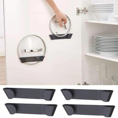 3/1Pcs Household Kitchen Storage Holder Pan Lid Organizer Pot Cover Rack Pot Rack Wall-Mounted No Punching Self-Adhesive