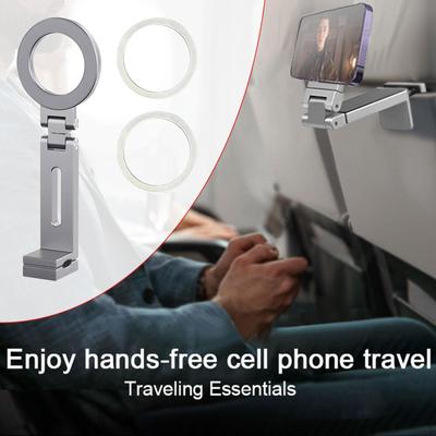 Aluminum Alloy Cell Phone Holder Stable Adjustable Desktop Stand for Office Home Bedroom