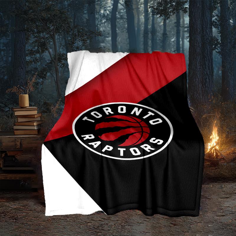 Raptors Basketball Logo Blanket Flannel Throw for Sofa, Travel, Camping, Livingroom, Office, Chair and Bed Soft and Warm Holiday Gifts
