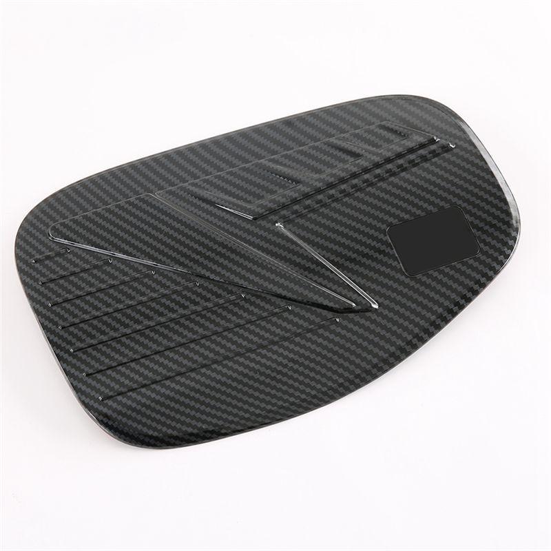Authentic Car Carbon Fiber Grain Charging Port Door Cover Trim Sticker For BYD Dolphin Atto1 EA1   Car Parts
