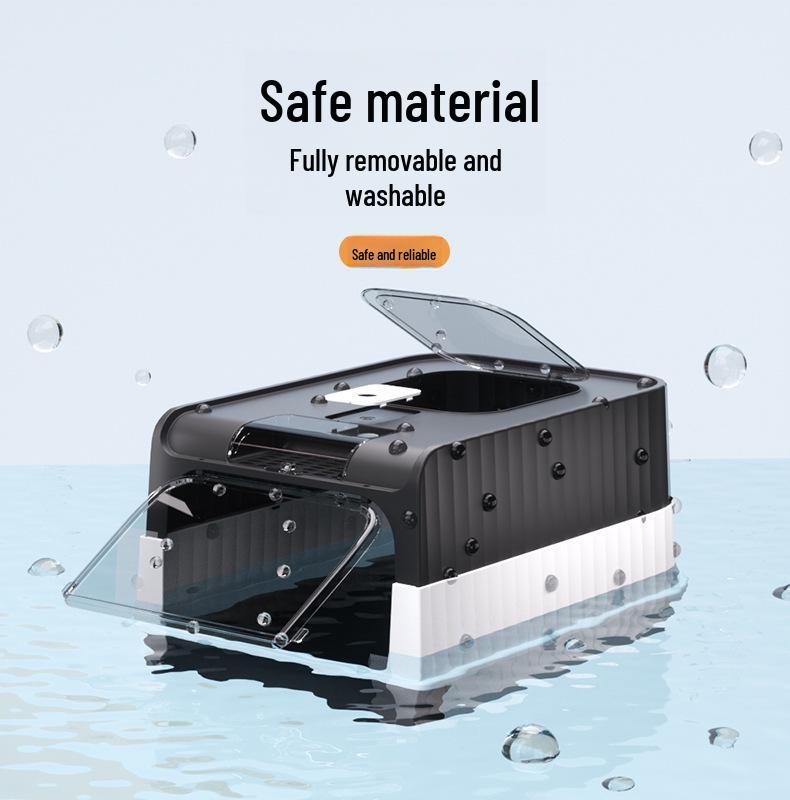 Oversized Drawer-Type Enclosed Cat Litter Box: Splash-Proof, UV-Proof Cat Toilet and Pet Supplies