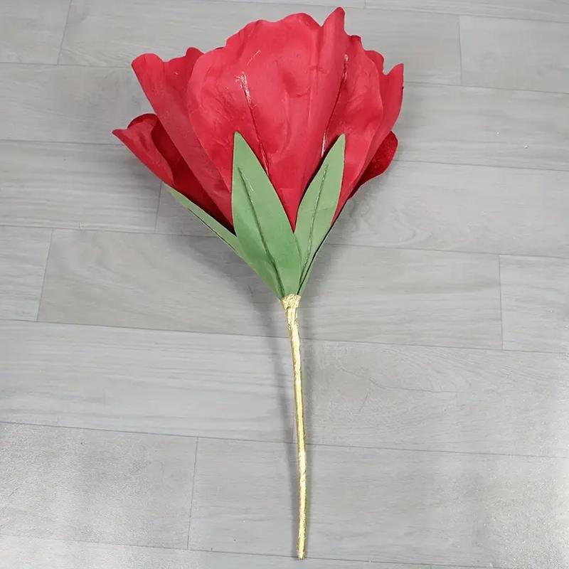 Handmade Photography Props Ornament Artificial Flower DIY Solid Color Party Velvet Material Beautiful Home Decoration