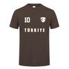 Turkey Footballer T Shirt Summer Cool Unisex Cotton Short Sleeve Turkey Tshirts Gift Unisex Tee Tops OT018
